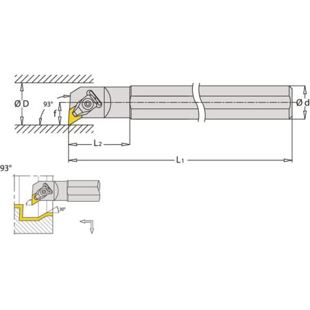 Porte-plaquette gauche I-TOOLS S32SDDUNL15