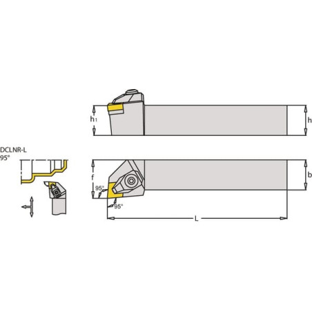 Porte-plaquette gauche I-TOOLS DCLNL2020K12