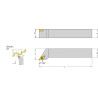 Porte-plaquette droit I-TOOLS SDJCR2020K11