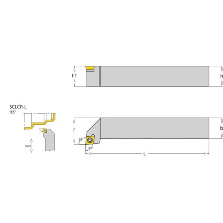 Porte-plaquette droit I-TOOLS SCLCR2020K09