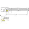 Porte-plaquette droit I-TOOLS S20QSTFCR16