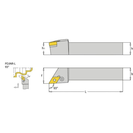 Porte-plaquette droit I-TOOLS PDJNR2020K15