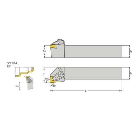 Porte-plaquette droit I-TOOLS DCLNR2020K12