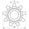 Pignon UNIVERSEL 0006704891KR