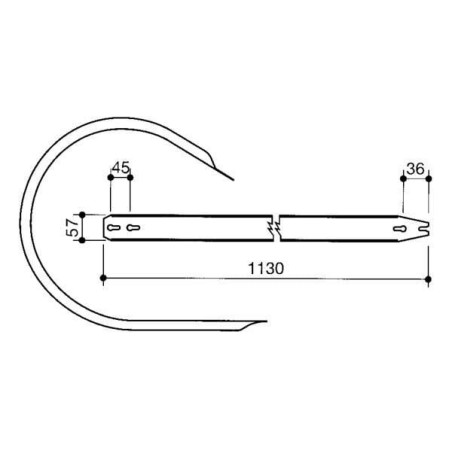 Section de ramasseur UNIVERSEL 0008602300KR