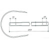 Section de ramasseur UNIVERSEL 0009034651KR