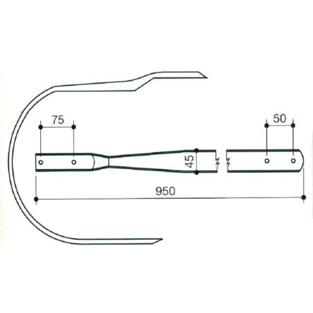 Section de ramasseur UNIVERSEL 0009184451KR
