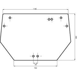 Lunette arrière UNIVERSEL 00097699030N