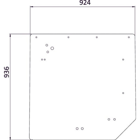 Vitre arrière UNIVERSEL 0011014930N