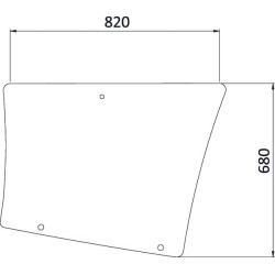 Vitre latérale UNIVERSEL 0011056980N