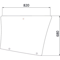 Vitre latérale UNIVERSEL 0011056990N