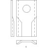 Couteau de faucheuse UNIVERSEL 001394000KR