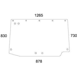 Lunette arrière UNIVERSEL 001396050N