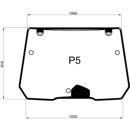 Pare-brise UNIVERSEL 001439670N