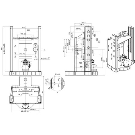 Support de palier SCHARMÜLLER 00146810A11