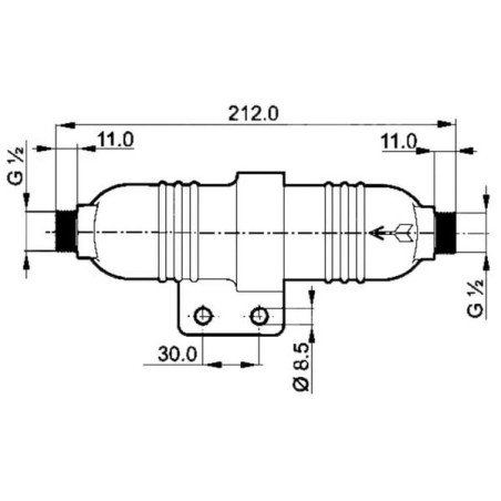 Filtre de pression ARAG 004602