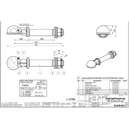 Anneau de traction SCHARMÜLLER 00658920A02