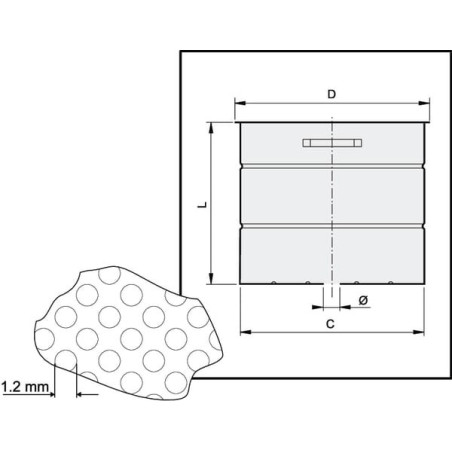 Filtre avec tamis ARAG 006960
