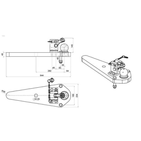 Plaque de support SCHARMÜLLER 009603100A11