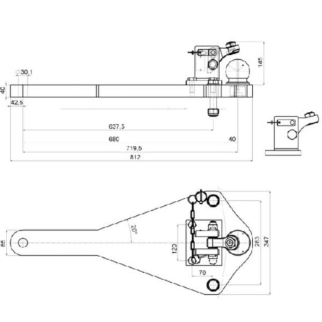 Plaque de support SCHARMÜLLER 0096031110A11