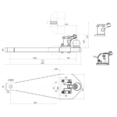 Plaque de support SCHARMÜLLER 009605970A02