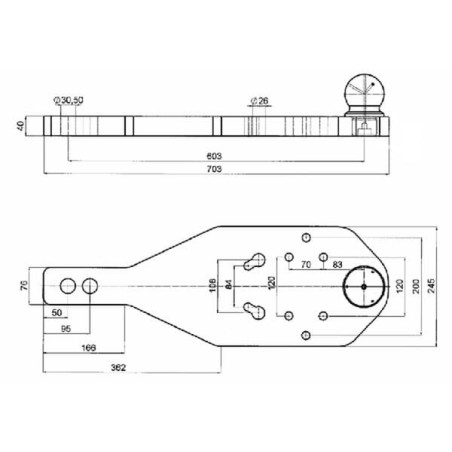 Plaque de support SCHARMÜLLER 009606400A24
