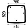 Vitre de toit UNIVERSEL 01064760N