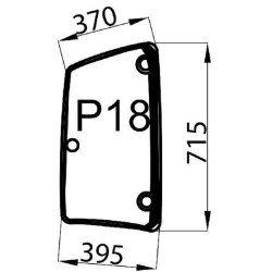 Vitre latérale UNIVERSEL 01214360N