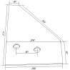 Aileron coutre droit ALPINA 03060115DN