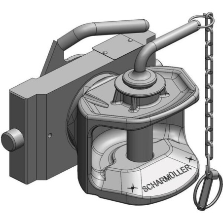Attelage de remorque 225 mm SCHARMÜLLER 03225501A02