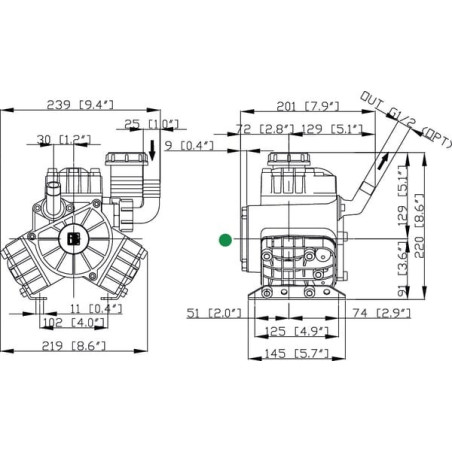 Pompe à pistons BERTOLINI 036014973VF