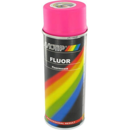 Peinture fluorescente rose 400mL MOTIP 04021