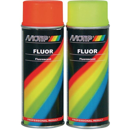 Peinture fluorescente jaune 400mL MOTIP 04022