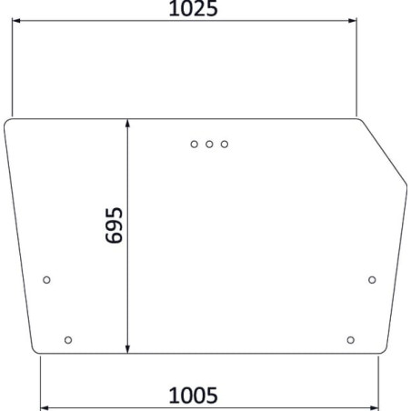 Vitre arrière UNIVERSEL 04352383N