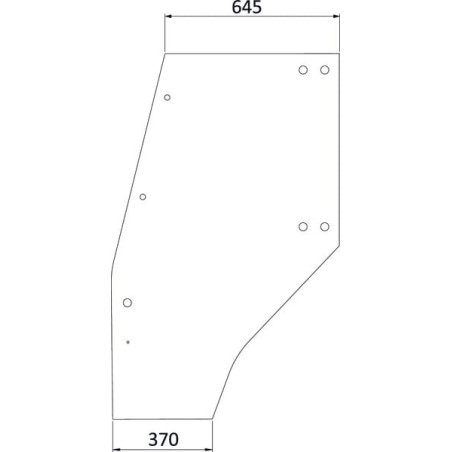 Vitre de porte complète UNIVERSEL 04400340N