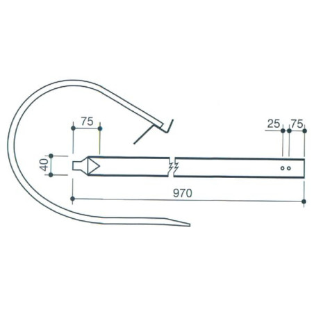 Section de ramasseur ALPINA 06246807N