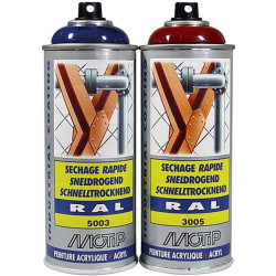 Peinture spray bleu vert MOTIP 07000
