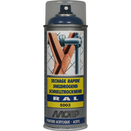 Peinture spray bleu sapphire MOTIP 07001