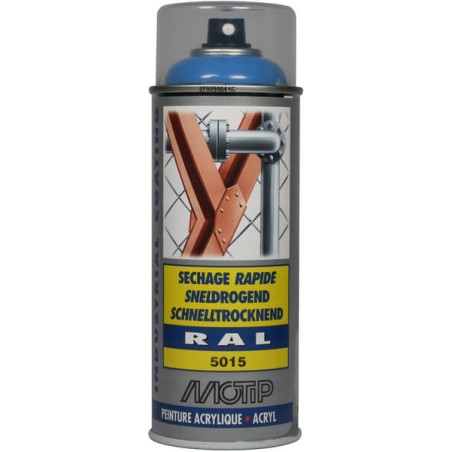 Peinture spray bleu ciel MOTIP 07012