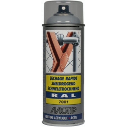 Peinture spray gris argent MOTIP 07026