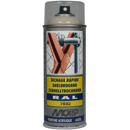 Peinture spray gris silex MOTIP 07032