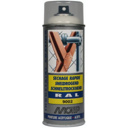 Peinture spray blanc gris MOTIP 07046