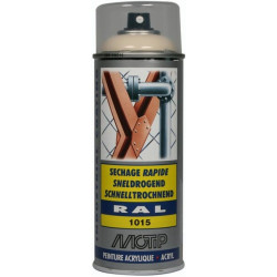 Peinture spray ivoire MOTIP 07062