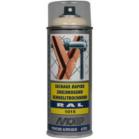 Peinture spray ivoire MOTIP 07062