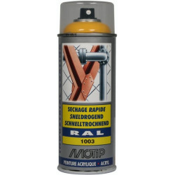 Peinture spray jaune sécurité MOTIP 07069