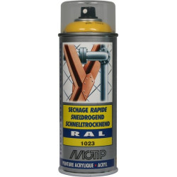 Peinture spray jaune MOTIP 07071