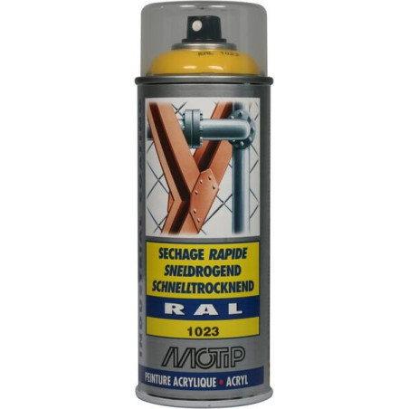 Peinture spray jaune MOTIP 07071