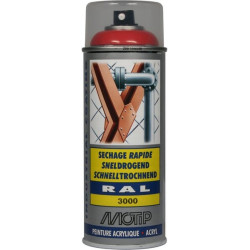 Peinture spray rouge MOTIP 07090