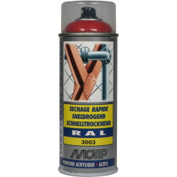 Peinture spray rouge MOTIP 07100