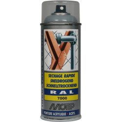 Peinture spray gris MOTIP 07146